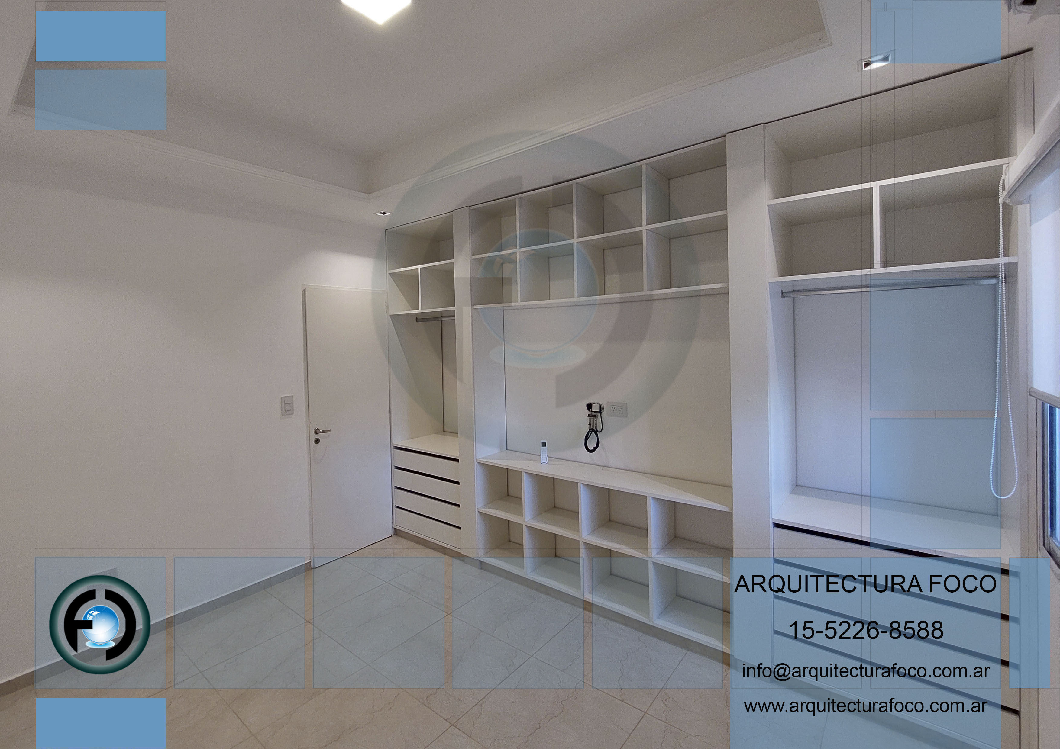 VIVIENDA - DORMITORIO - PLACARD - ARQUITECTURA FOCO